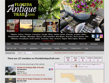 Tablet Screenshot of floridaantiquetrail.com